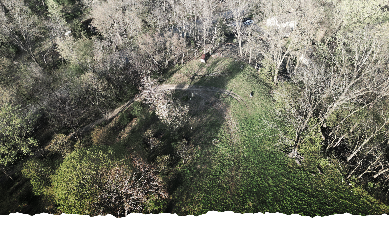 Fields and landscape at Dark Hollow
