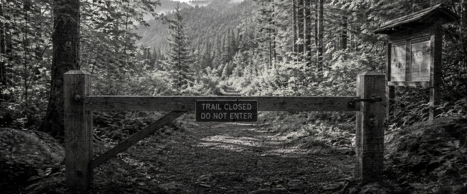 A natural place closed to human entry